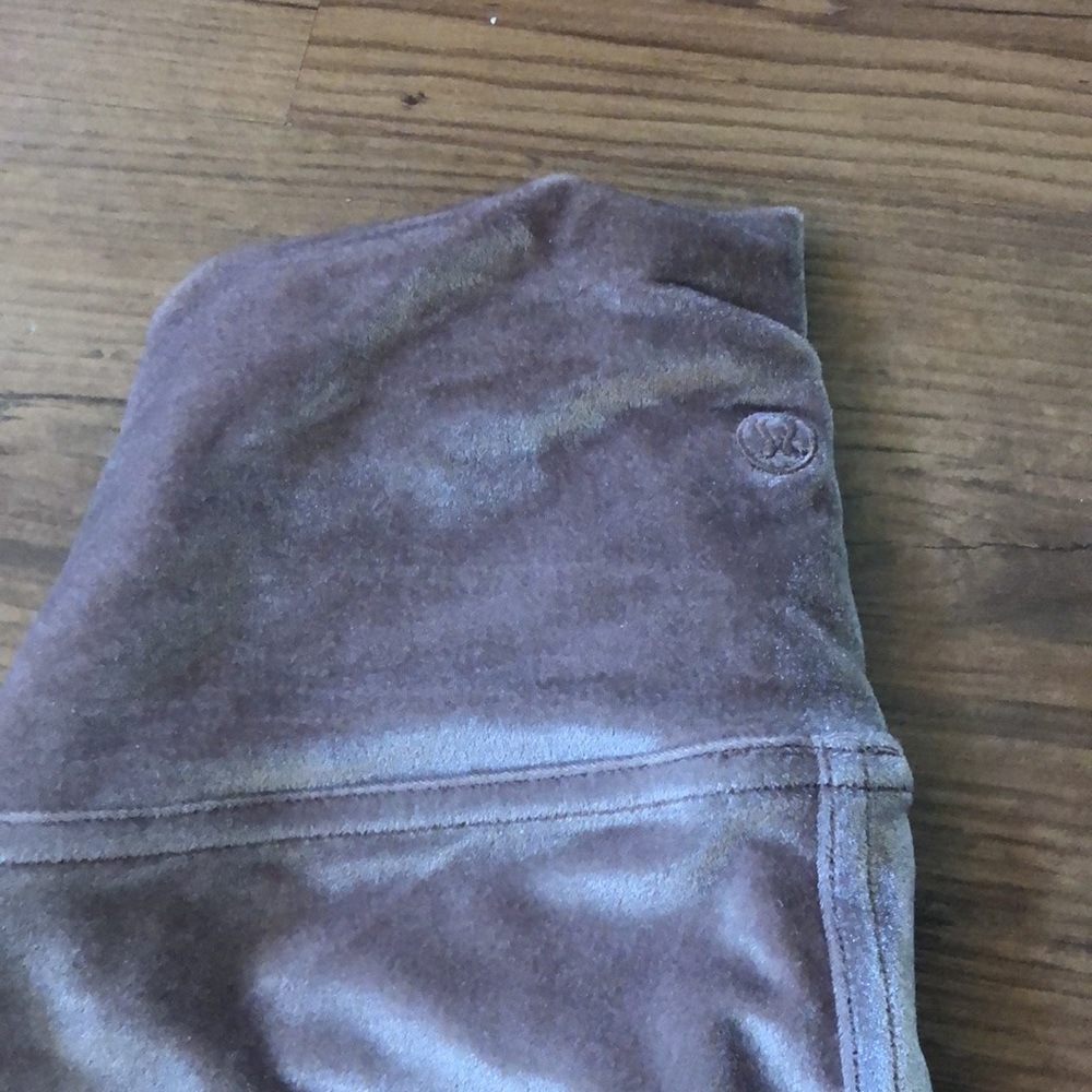 Lululemon Wunder Under Velvet Leggings High Rise Tight 28” Spanish Oak - Pink - Picture 7 of 8